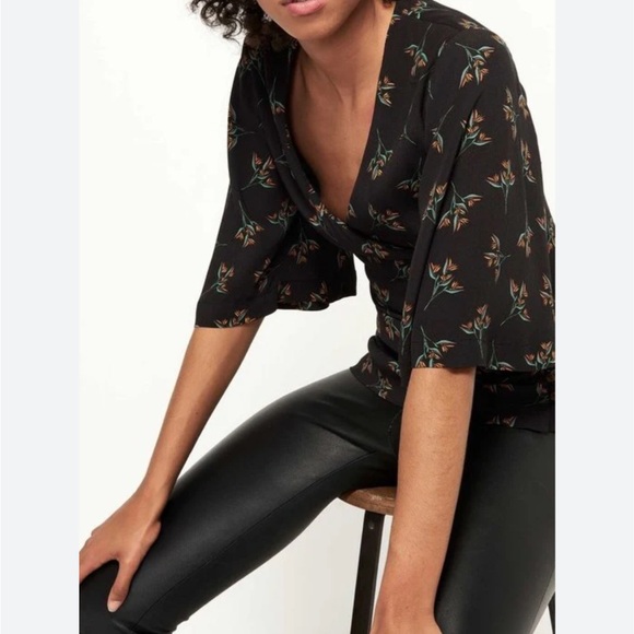 Ba&sh Ferdy top, noir, xs / us 4 - Picture 2 of 16